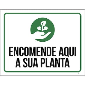 Kit 3 Placas - Encomende Aqui Sua Planta
