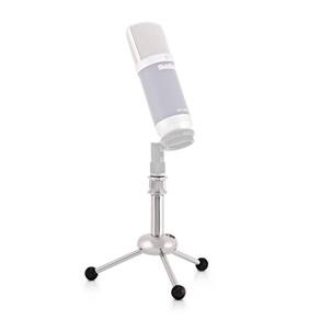 Mini Pedestal,Tripé Reto Microfone Blue Ball Mesa,Cromado
