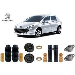 4 Kit Coxim Batente Dianteiro Traseiro Peugeot 307 2009 2010 2011 2012