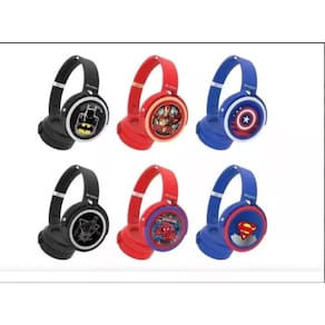 Fone Headset Bluetooth Super Heróis ka-906
