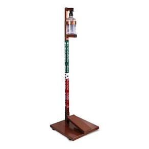 Suporte Em Aço Para Álcool Gel Com Pedal Cobre