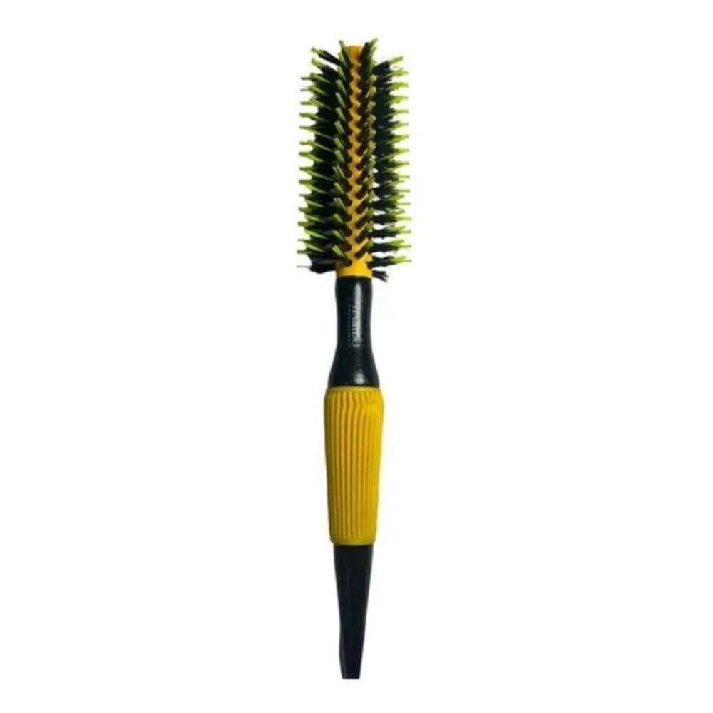 Escova Profissional Cabelo Cerdas Javali Amarela Pp Ref. 16