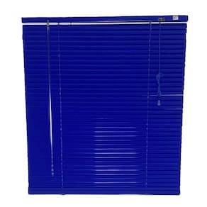 Persiana Horizontal Aluminio 25Mm Azul 160 L X 160 A Cm