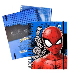 Caderno Smart Universitário Dac Spíder Man Espiral 80Fls