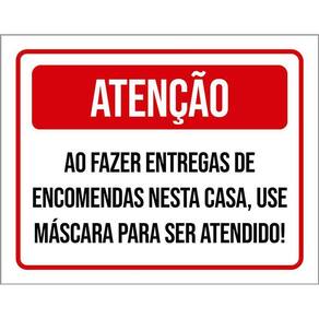 Placa Sinalização - Atenção Aguarde Ser Atendido 36X46