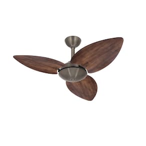Ventilador Teto Turbo 3 Pás Madeira Winds Bronze Ventax 220V