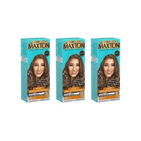 Coloraçao Maxton 7.0 Louro Natural Festivo-Kit C/3Un