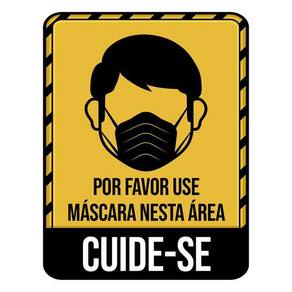 Kit 3 Placas Sinalização - Aviso Pessoal Em Treinamento