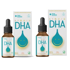 Kit 2 Liquid Dha 100% Natural Gotas Liquido Truesource