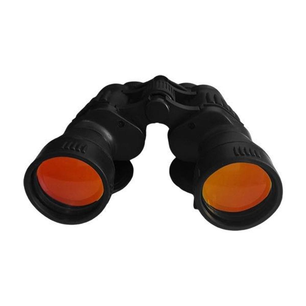 Binóculo Militar Preto 7X50 Emborrachado Com Bússola