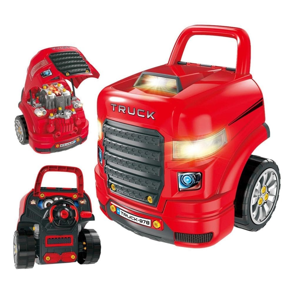 Caminhão Brinquedo Com Volante Simulador Infantil Interativo