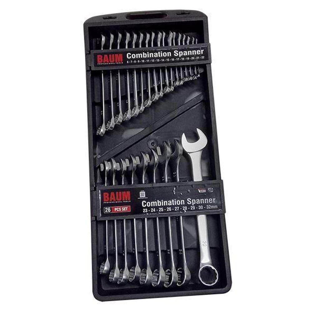 Kit Chave Combinada 26 Pcs Baum 6Mm A 32Mm