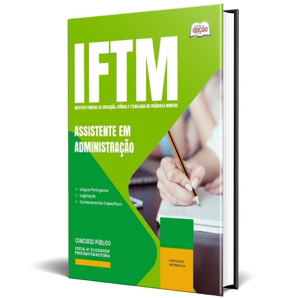 Apostila Iftm 2024 - Assistente Em Administração