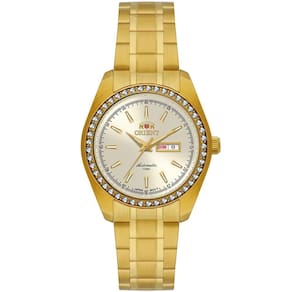 Relógio Orient Feminino Ref: Nh6Gg003 C1Kx Dourado