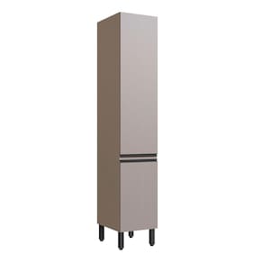 Paneleiro 40cm Com 2 Portas Quitida Fumê