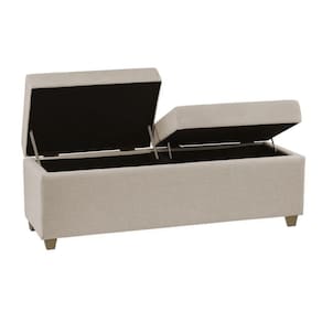 Recamier Bau Paris 1,40m Corino Bege - Clique Decorações