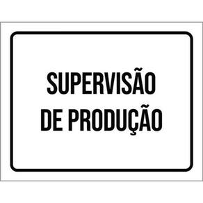 Kit 3 Placas Supervisão De Produção