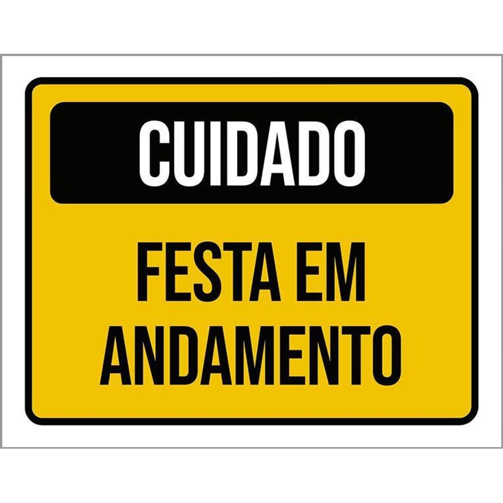 Placa Aniversário Criança Festa Em Andamento 36X46
