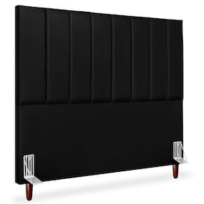 Cabeceira Queen 160cm Arlla Corano Preto Rm Preto