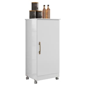Armário Multiuso Lírio 1 Porta Branco - Moval Branco