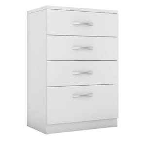 Cômoda Astral 4 Gavetas Branco - Demóbile Branco Brilho