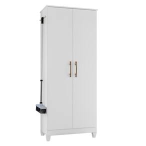 Armário Multiuso Jade 2 Portas Branco - Moval Branco