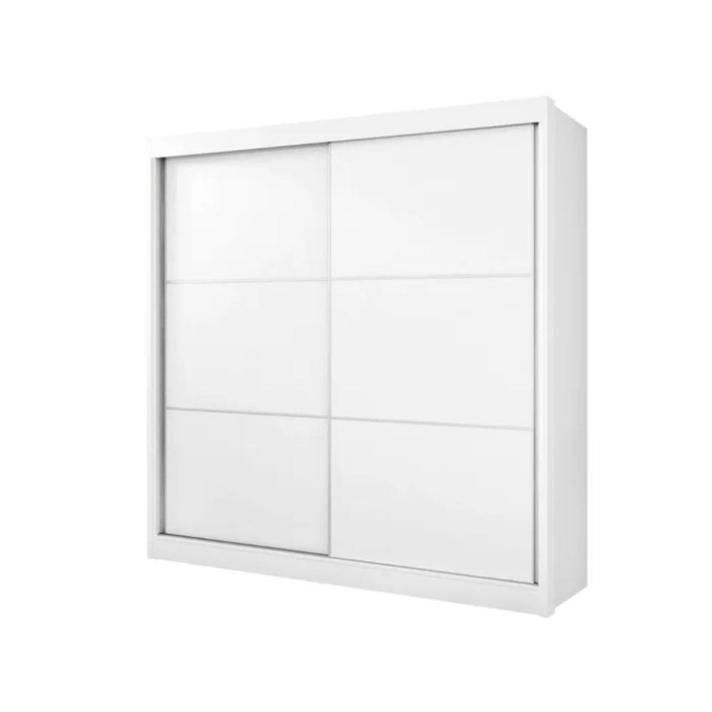 Guarda Roupa 2 Portas De Correr 6 Gavetas Cancun D`doro Branco