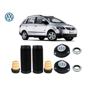 2 Kit Coxim Rolamento Batente Coifa Dianteiro Spacefox 2007