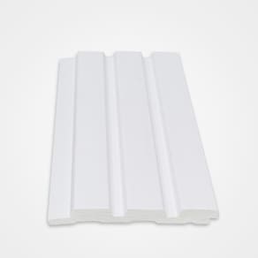 Painel Ripado de Poliestireno 12,2 Cm X 1,2cm Metro Linear-gr04pr-v - Barra 2,85ml - caixa com 2,85 Unidade - Paint