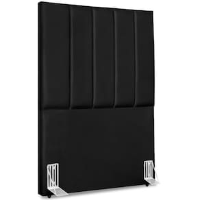 Cabeceira Solteiro 90cm Allia Corano Preto Rm Preto