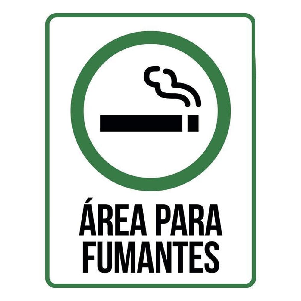Kit 3 Placas - Área Para Fumantes