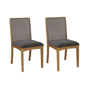 Conjunto De 2 Cadeiras De Jantar Lara 2cmm009ca Kappesberg Chumbo