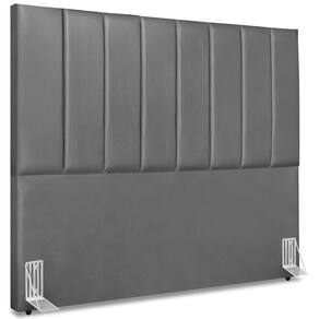 Cabeceira Queen 160cm Allia Corano Cinza Rm Cinza