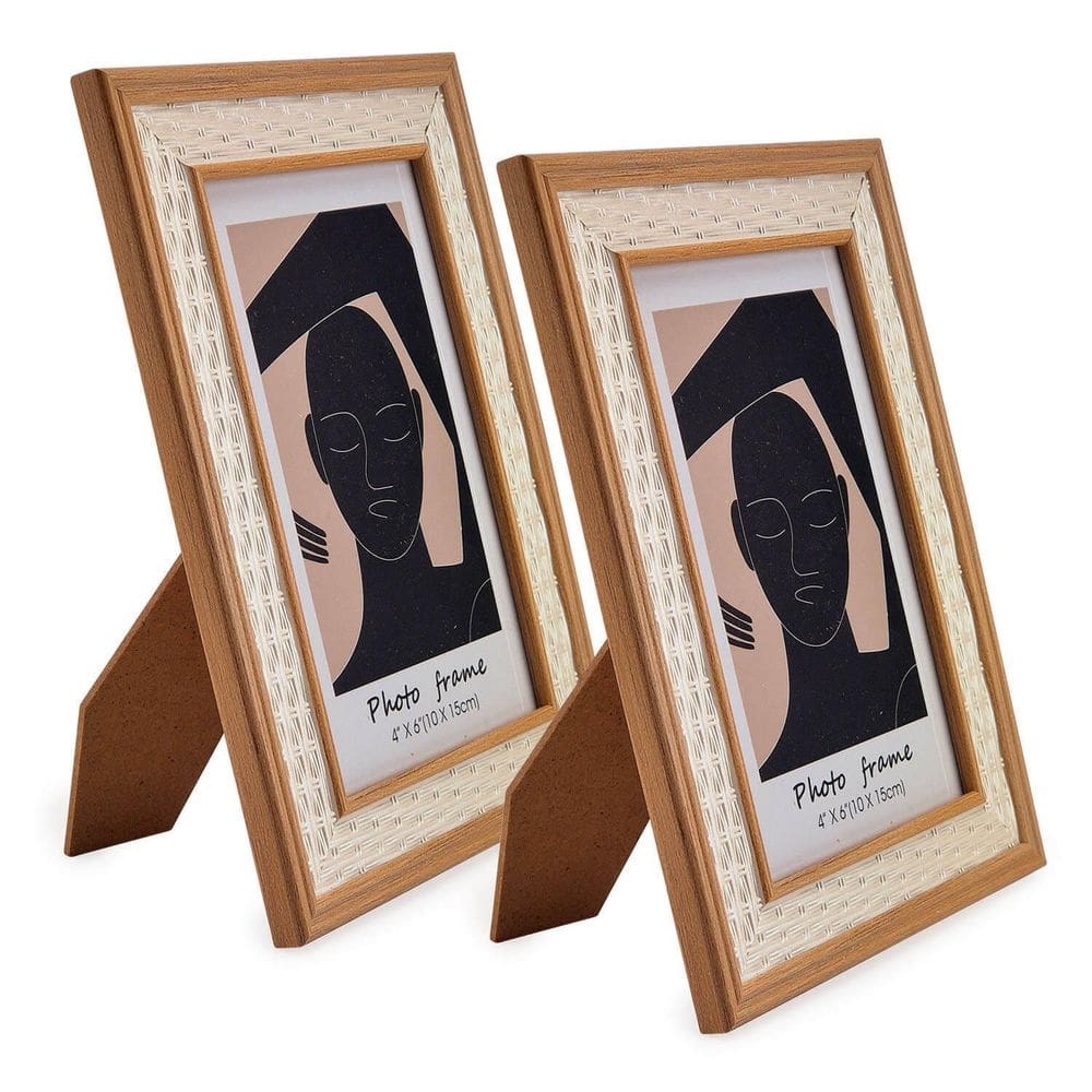 Porta Retrato Moldura Estilo Trama 10X15Cm 6061