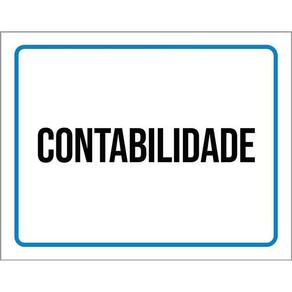 Kit 3 Placas Ambiente Sinalização Setor Contabilidade