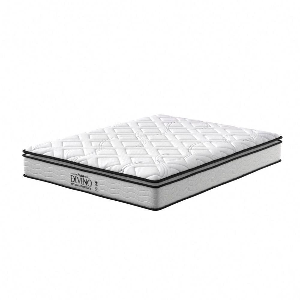 Colchão King Espuma Ad Resistence Premium Probel 28cm Branco/preto