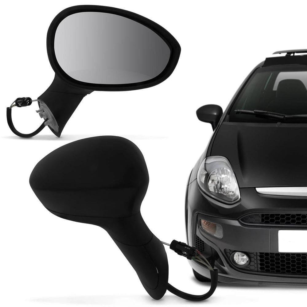 Retrovisor Punto 07 Elétrico Lado Esquerdo