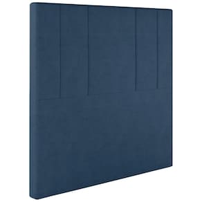 Cabeceira Solteiro 88 Cm Madrid Veludo Azul Soon Azul
