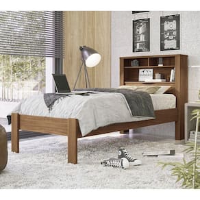 Cama De Solteiro Com Baú Invicta Santos Andirá Jatoba