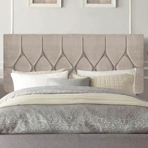 Painel Estofada Istambul Botão Capitonê 160cm Queen Size Para Cama Box Quarto Suede Bege - Gat Magazine