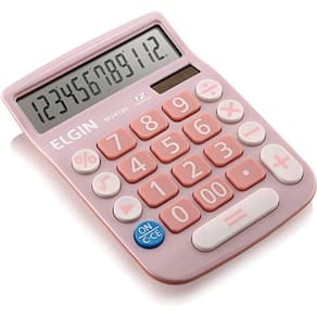 Calculadora Eletrônica de Mesa 12 Dígitos, Solar - Elgin