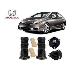 2 Kit Coxim Batente Suspensão Dianteira New Civic 2007 2008 2009 2010 2011 2012