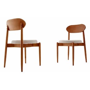 Conjunto Com 2 Cadeiras Ballare Moderna Mobília Bouclê 01/ Cinam.imbuia