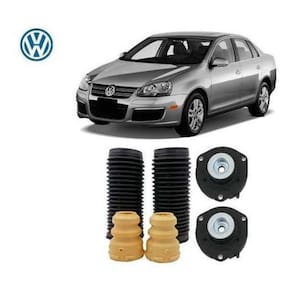 2 Kit Coxim Batente 70Mm Amortecedor Dianteiro Jetta 2008 2009 2010 2011 2012 2013