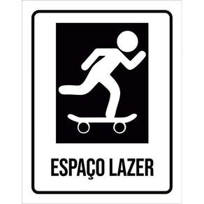 Placa Condomínio Ambiente Espaço Lazer 36X46