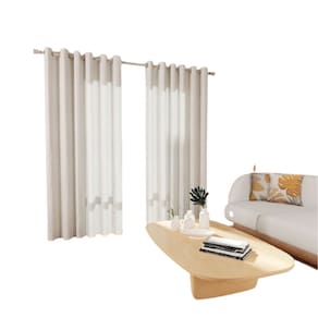 Cortina Quarto e Sala 300 X 180 Cm Havana Bege