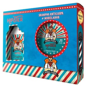Combo Hipster: Shampoo Anticaspa + Pomada Teia Barba Forte