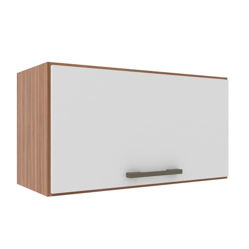 Aereo com Puxador Externo 1 Porta Basculante Realeza Manchester/Branco