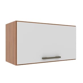 Aereo com Puxador Externo 1 Porta Basculante Realeza Manchester/Branco