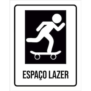 Placa Condomínio Ambiente Espaço Lazer 36X46